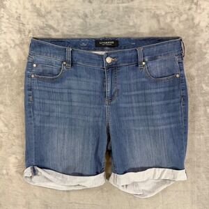 Liverpool Women's Mid Blue Denim Jean Shorts